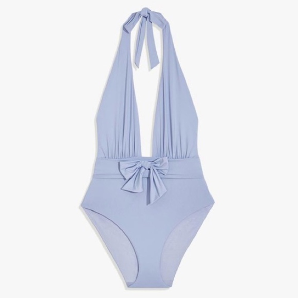 WeWoreWhat Brooklyn One Piece Swimsuit Lavender